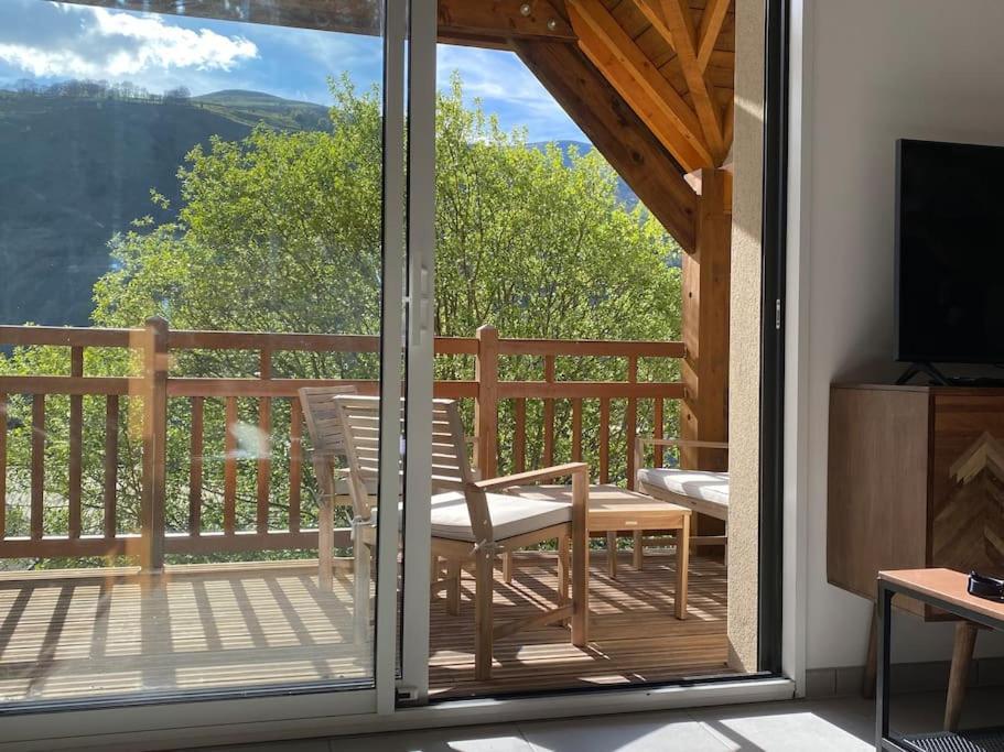 Charmant T4 Duplex Vue Montagne Луданвьел Екстериор снимка